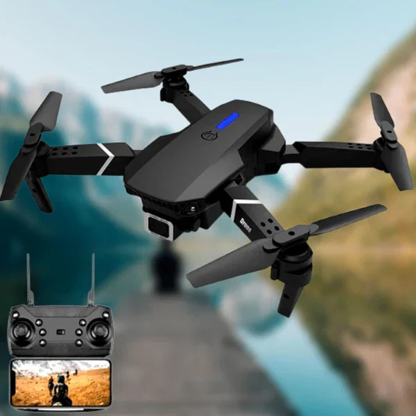 DRONE ULTRA PRO 4K 500 PROFESSIONAL con Sistema GPS, Camara 4k Ultra HD: la más alta resolución y calidad, alcance 500m