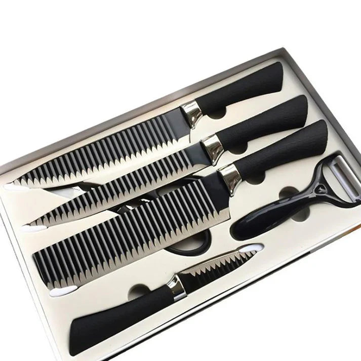 Kit Elegancia Set Cuchillos Premium De Cocina 6 PZS