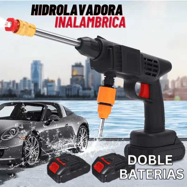 HIDRO-ULTRA LAVADORA INALÁMBRICA DE ALTA PRESIÓN + 2 BATERIAS 48v