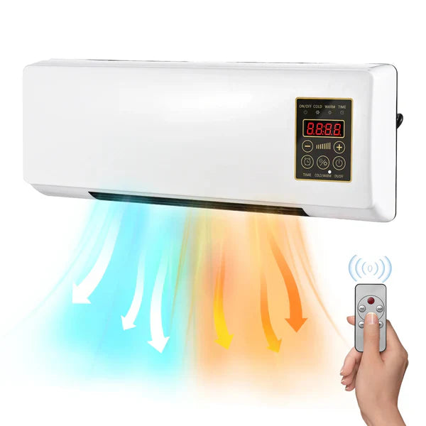 ❄️🔥Ventilador y Calentador 2 en 1 - Split Portatil Alta Potencia 1800W - Frio Calor